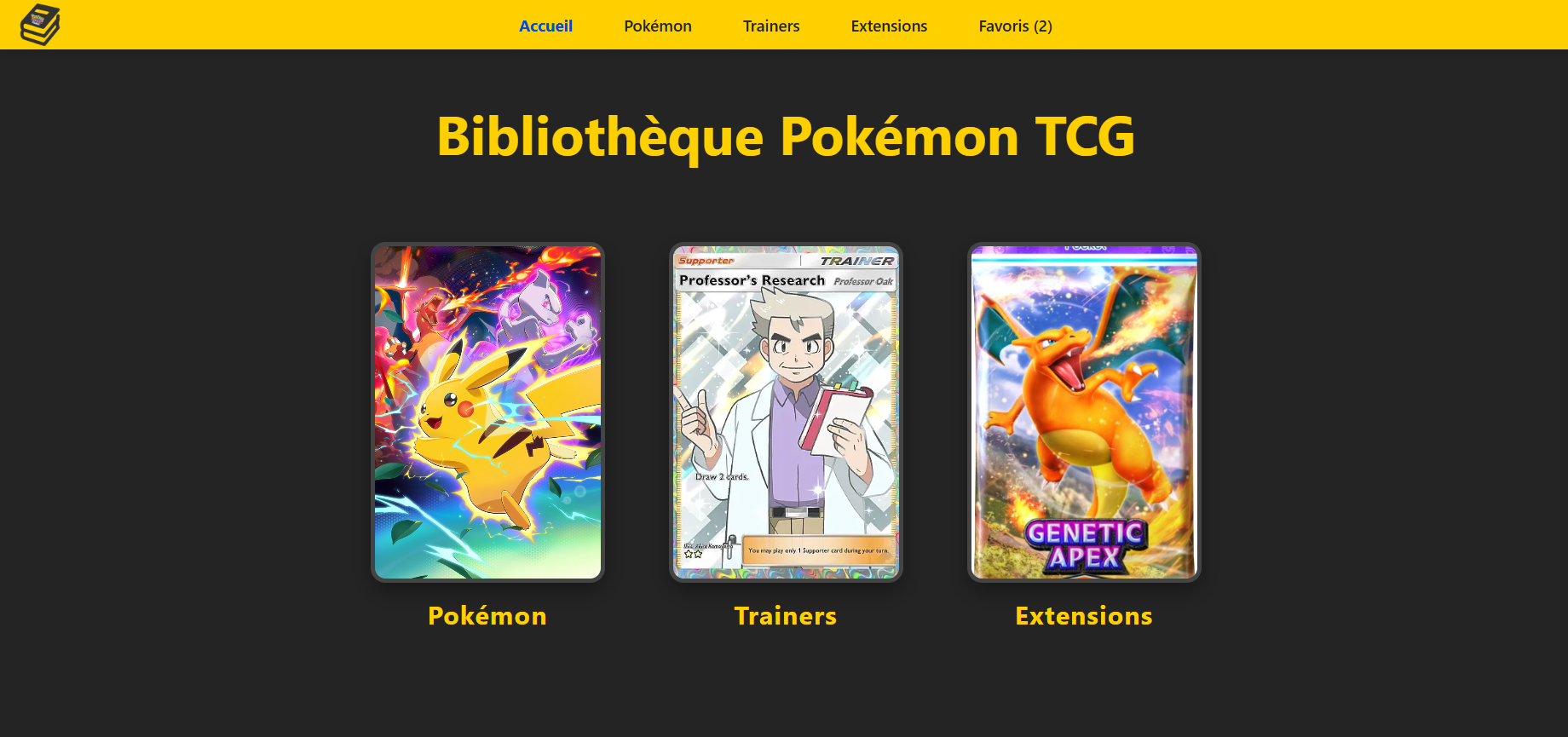 Bibliothèque Pokémon TCG